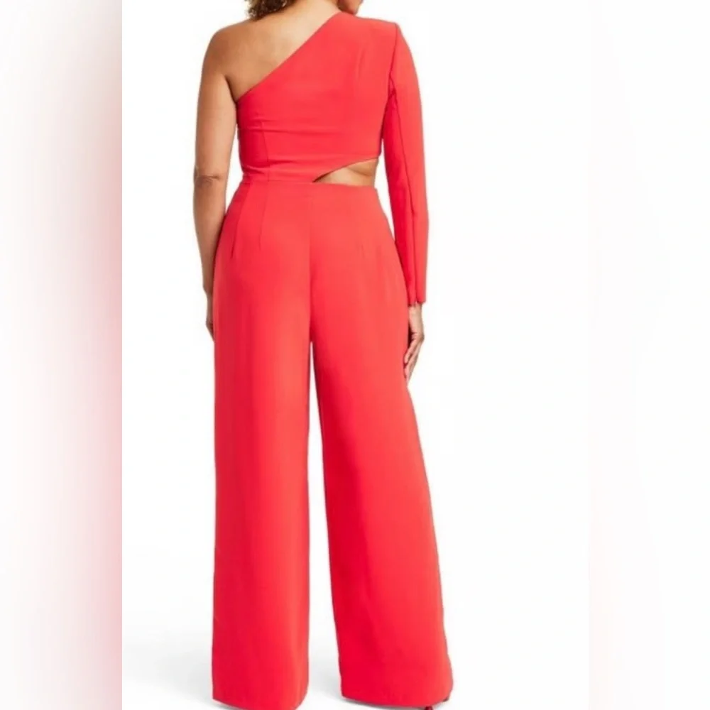 Sergio Hudson x Target 1 Shoulder Cut-Out Jumpsuit NWT EDGY - Picture 4 of 14